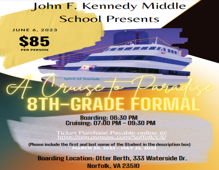 A Cruise to Paradise 8th Grade Formal 